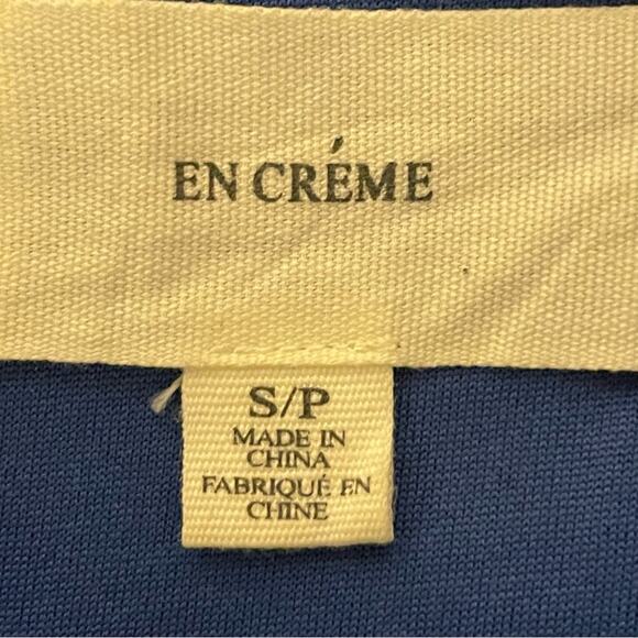 En Crème blue A-line strapless mini dress size small S 
b10 - Picture 2 of 4